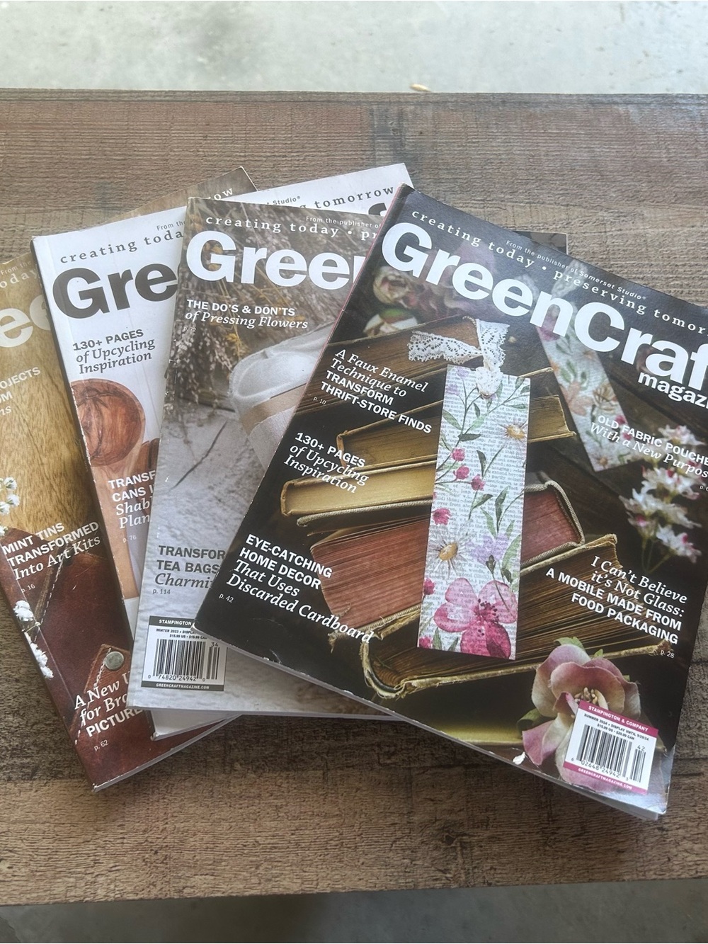 Green Craft Magazine Set - set of 4, 2023 + 2024.